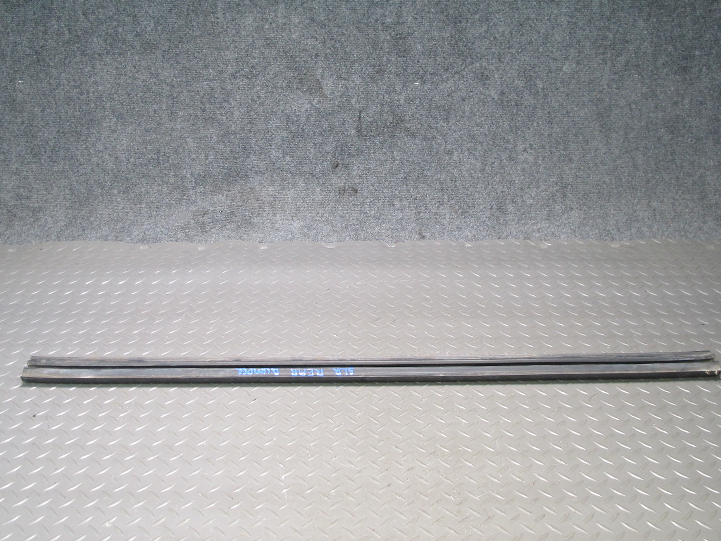 81-89 Mercedes R107 Set of 3 Rear Bumper Rubber Guard Strip OEM