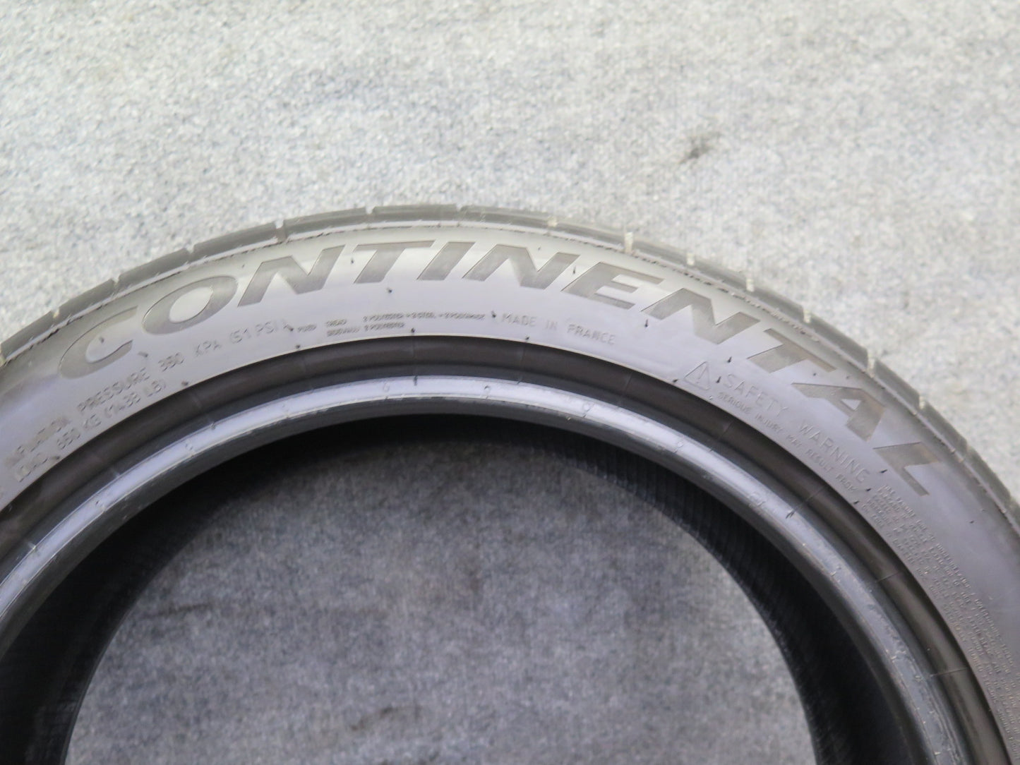Continental Extremecontact Sport Summer Tire 205/50 R17 93W 2921 8/32 Tread