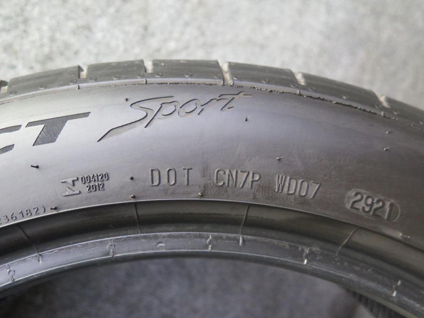 Continental Extremecontact Sport Summer Tire 205/50 R17 93W 2921 8/32 Tread