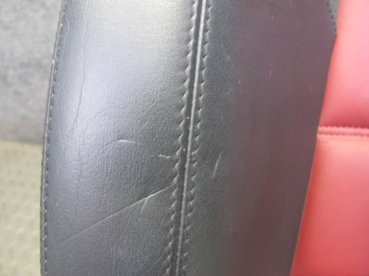 05-06 Mercedes R171 SLK55 AMG Front Right Leather Seat Upper Cushion RED 70k OEM