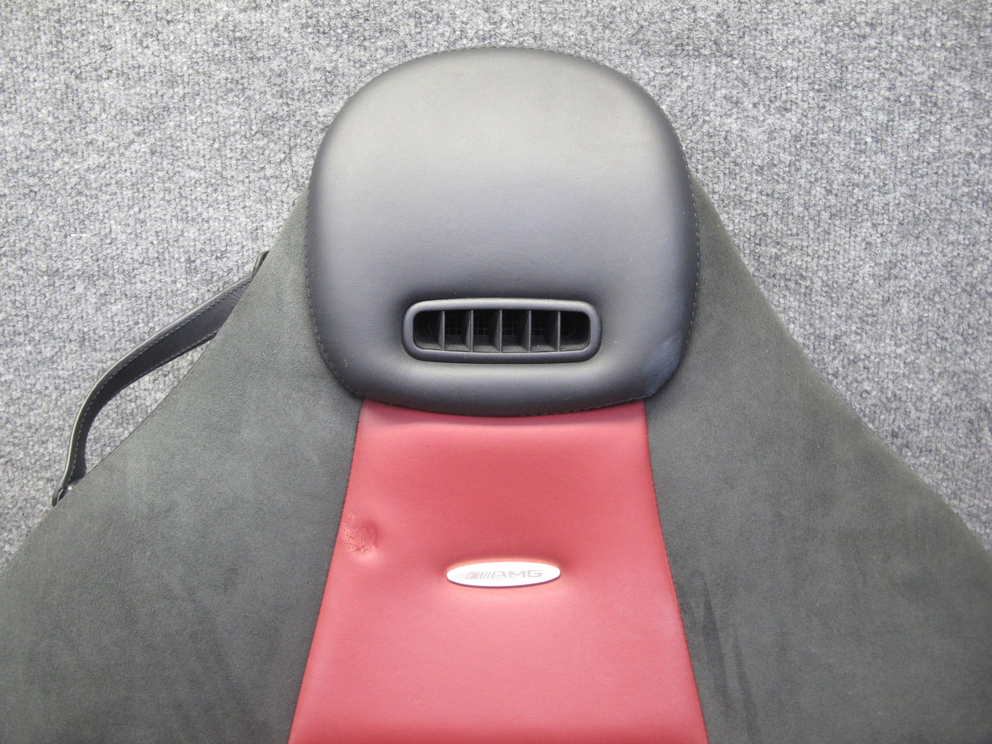 05-06 Mercedes R171 SLK55 AMG Front Right Leather Seat Upper Cushion RED 70k OEM