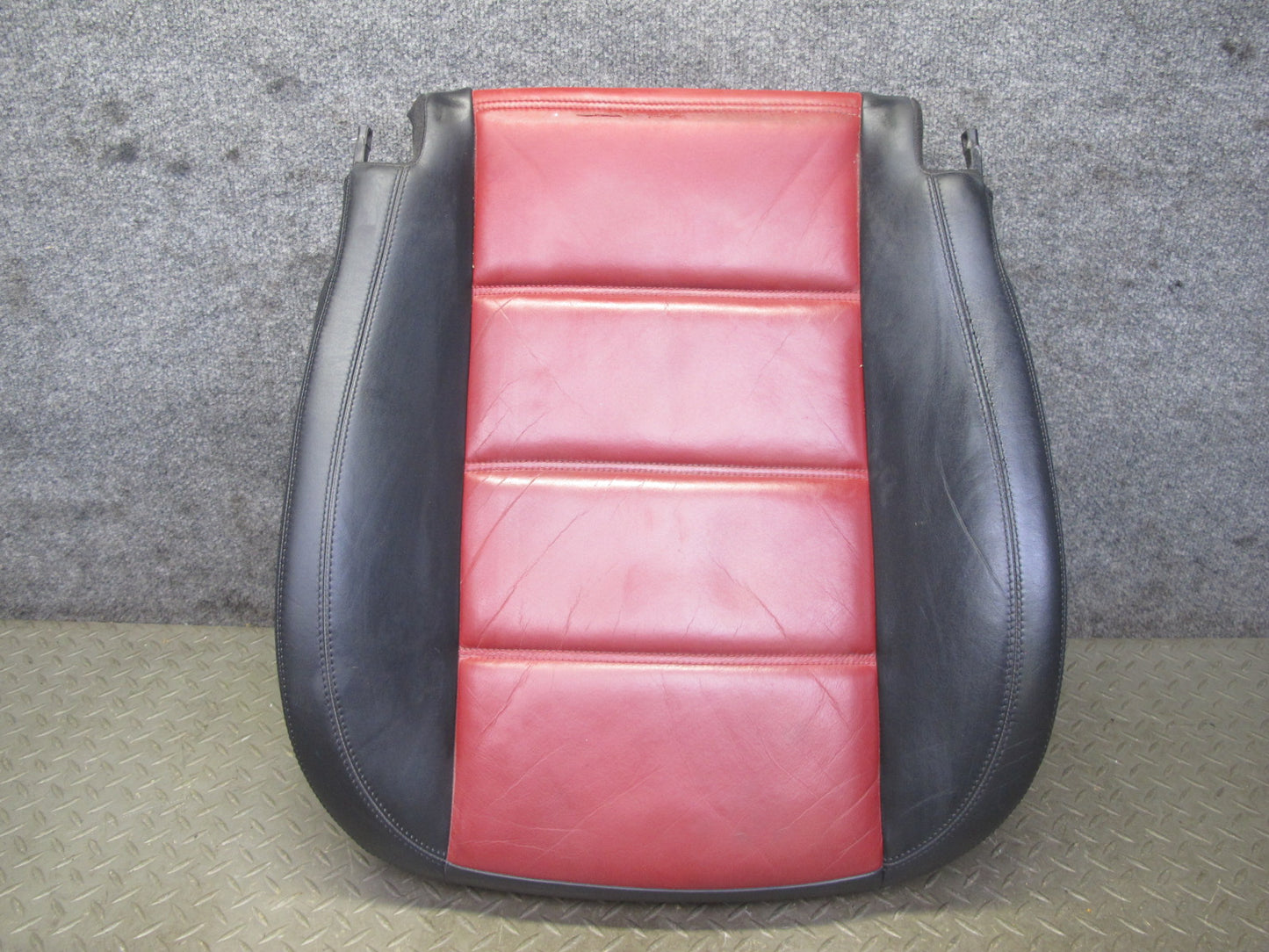 05-06 Mercedes R171 SLK55 AMG Front Left Leather Seat Lower Cushion RED OEM