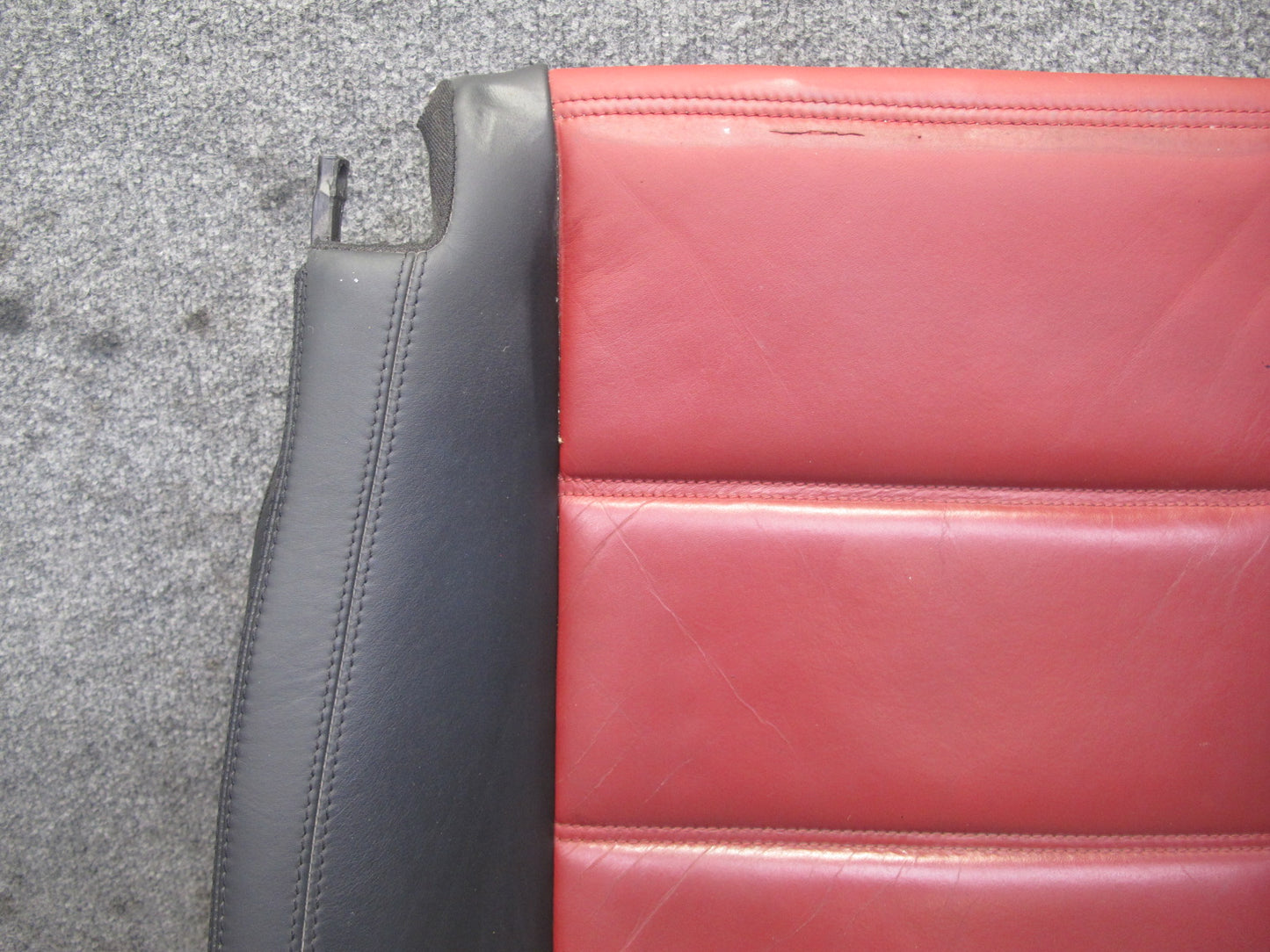 05-06 Mercedes R171 SLK55 AMG Front Left Leather Seat Lower Cushion RED OEM