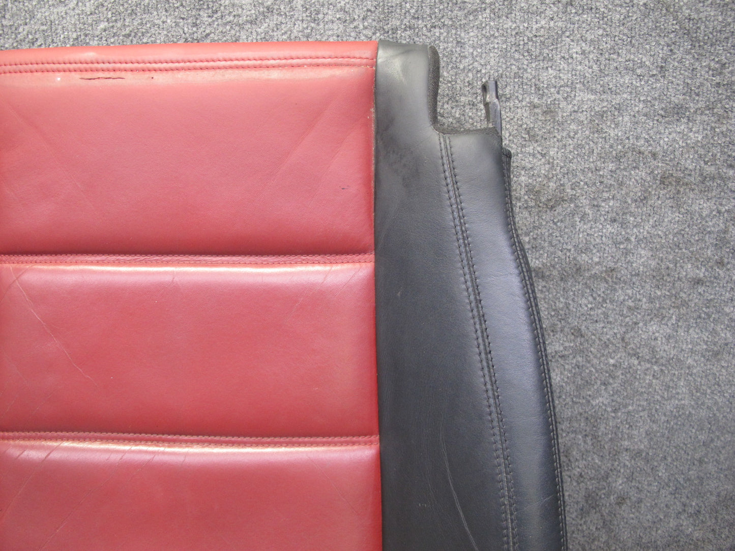 05-06 Mercedes R171 SLK55 AMG Front Left Leather Seat Lower Cushion RED OEM