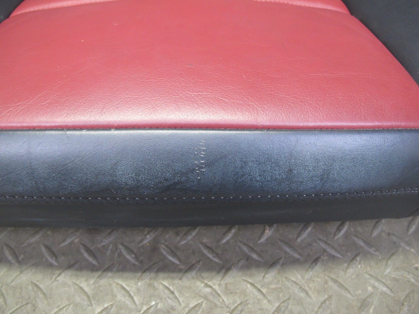 05-06 Mercedes R171 SLK55 AMG Front Right Leather Seat Lower Cushion RED OEM