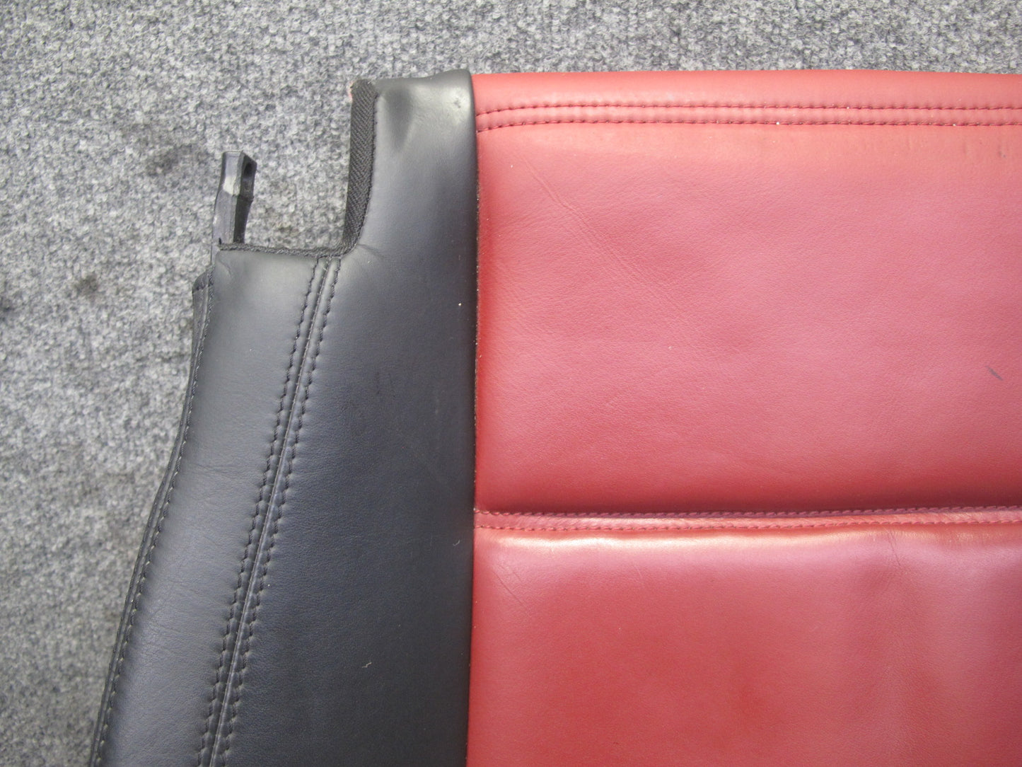 05-06 Mercedes R171 SLK55 AMG Front Right Leather Seat Lower Cushion RED OEM