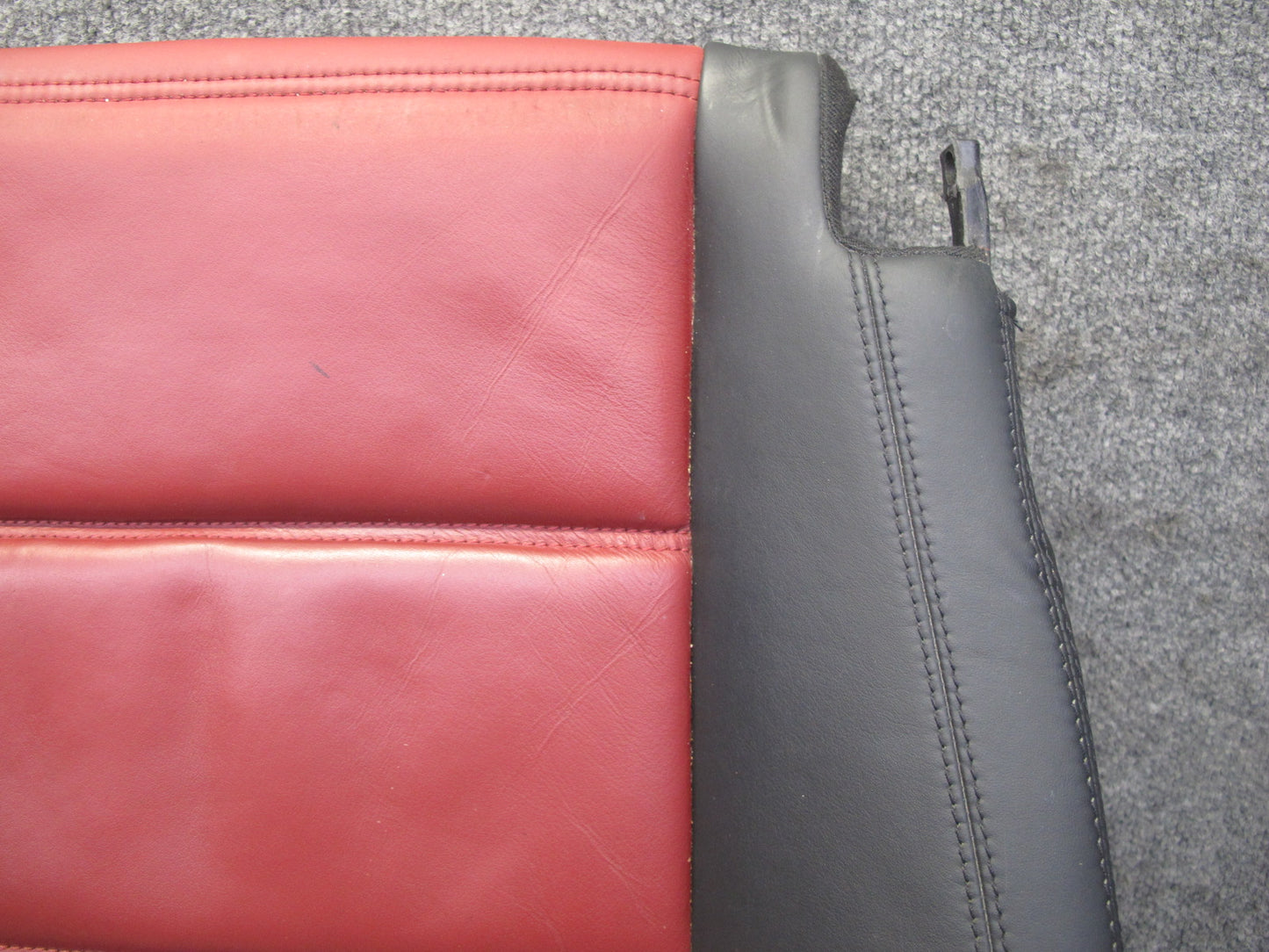 05-06 Mercedes R171 SLK55 AMG Front Right Leather Seat Lower Cushion RED OEM