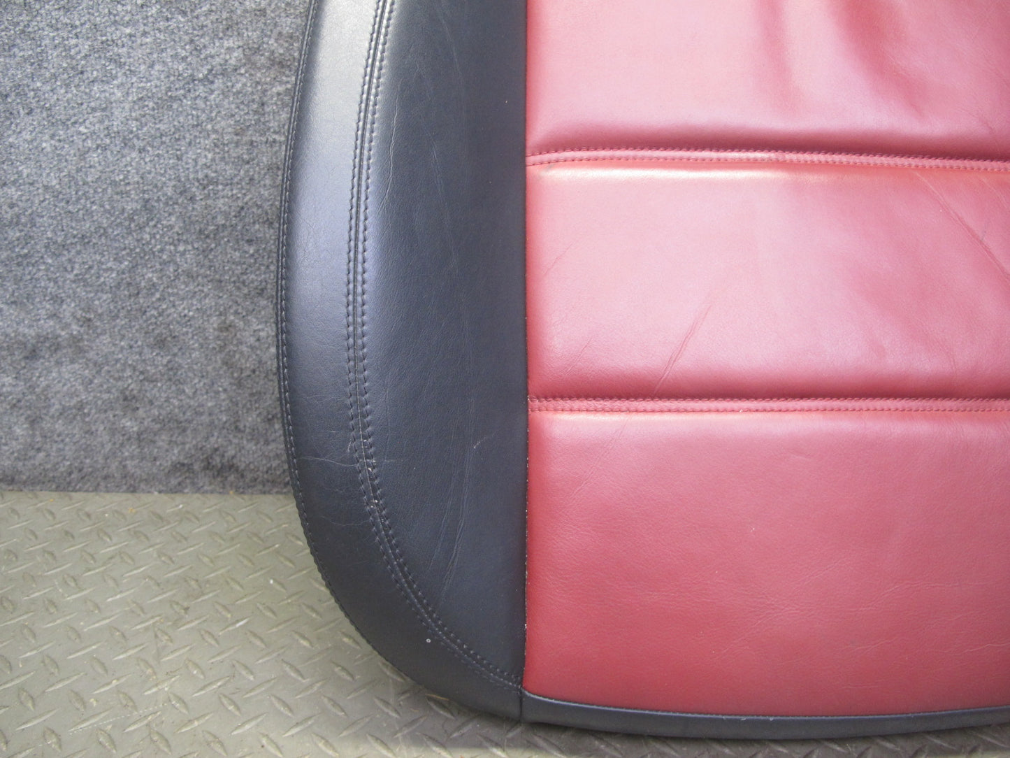 05-06 Mercedes R171 SLK55 AMG Front Right Leather Seat Lower Cushion RED OEM