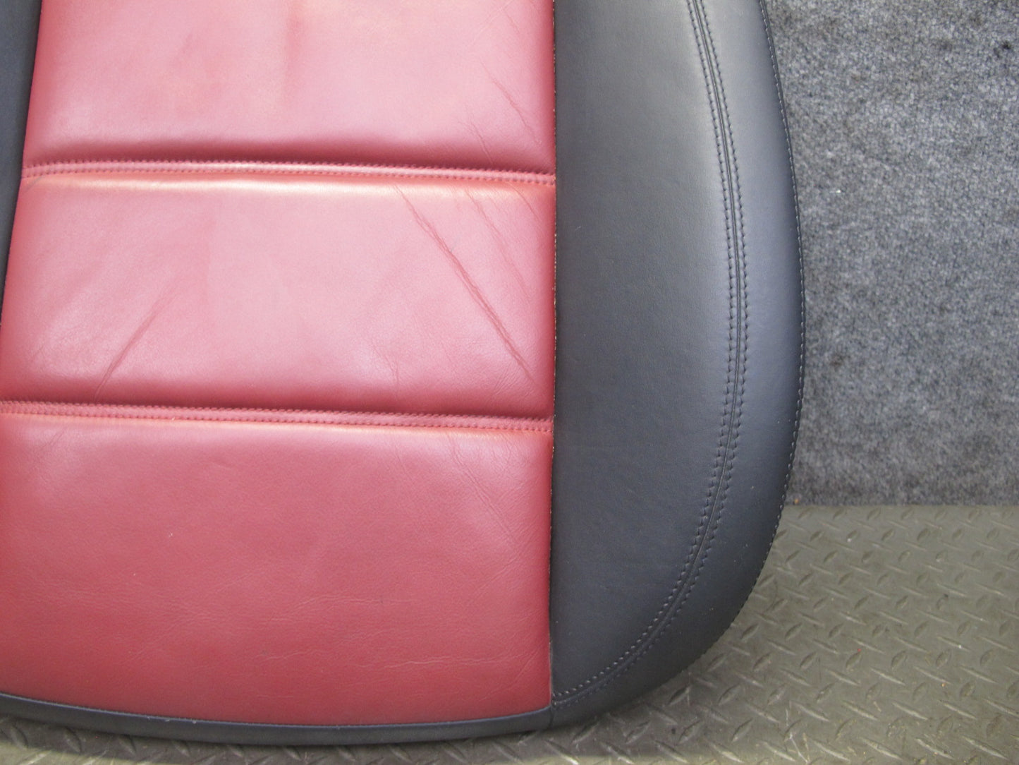 05-06 Mercedes R171 SLK55 AMG Front Right Leather Seat Lower Cushion RED OEM