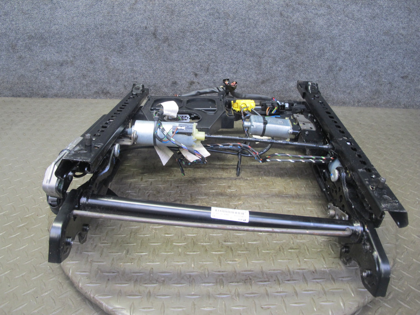 05-08 Mercedes R171 SLK55 AMG Front Left Seat Track w Motors & Module Assy OEM