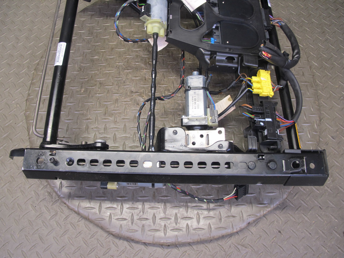 05-08 Mercedes R171 SLK55 AMG Front Left Seat Track w Motors & Module Assy OEM