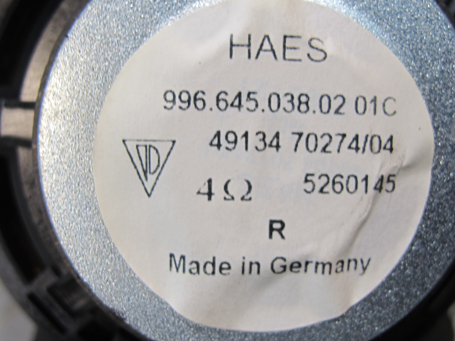 2000-2002 Porsche Boxster 986 Front Right & Left Side Dashboard Speaker Set