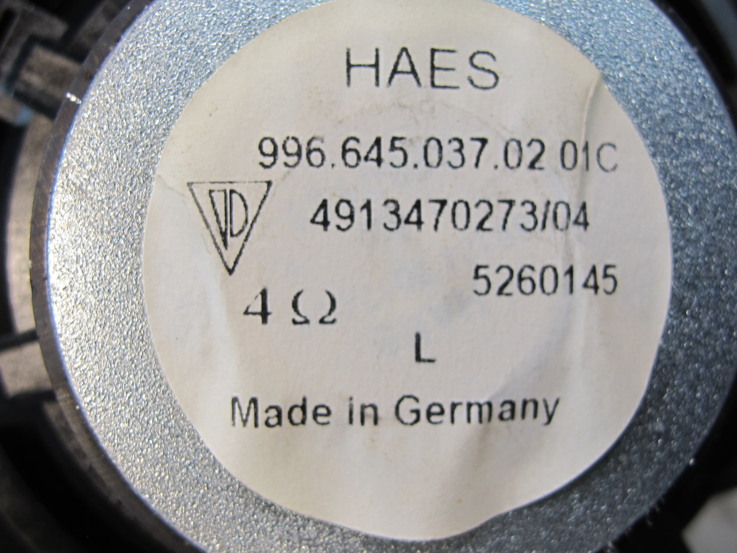 2000-2002 Porsche Boxster 986 Front Right & Left Side Dashboard Speaker Set