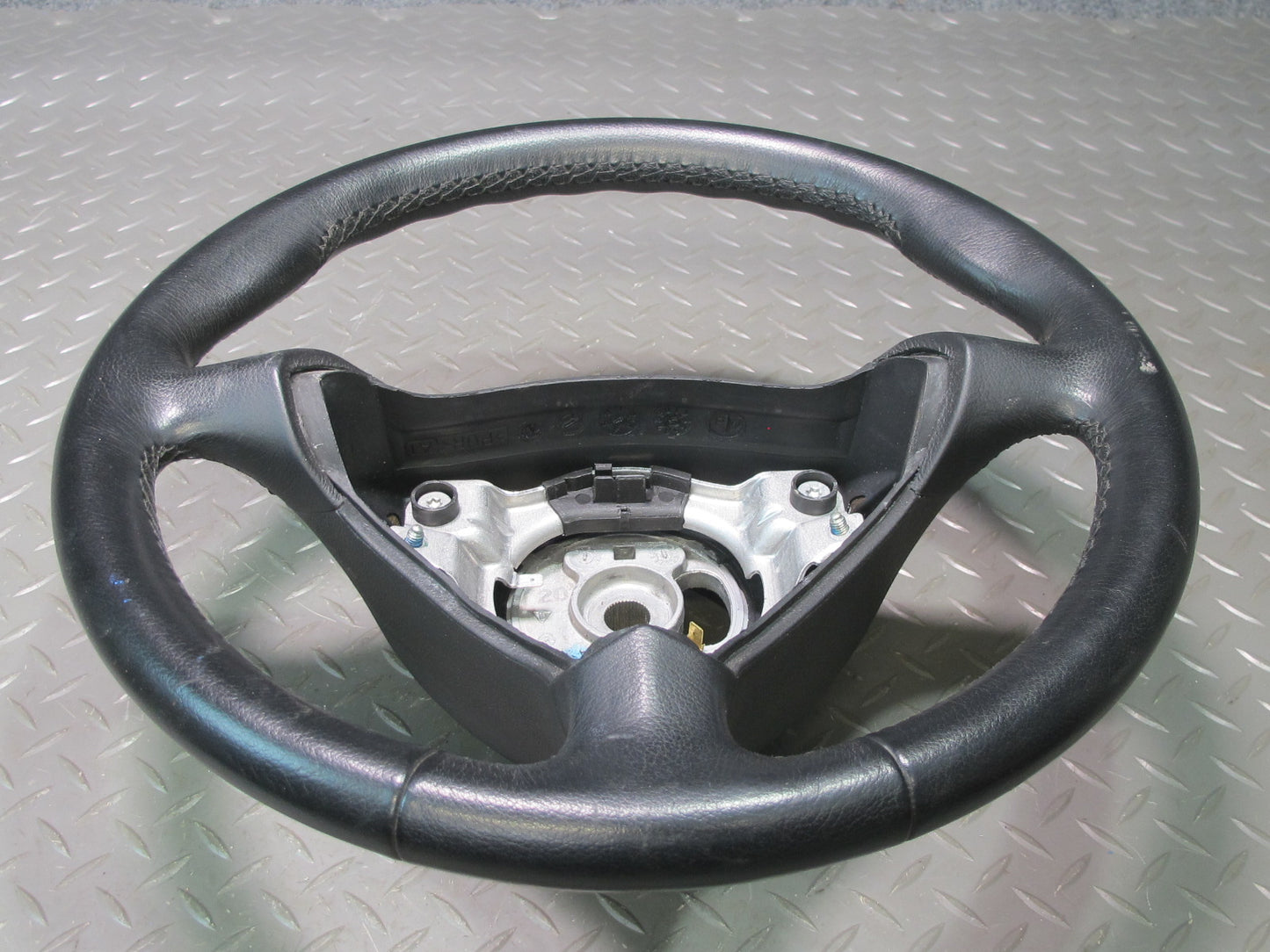 2000-2004 Porsche Boxster 986 M/T 3-SPOKE Driver Steering Leather Black