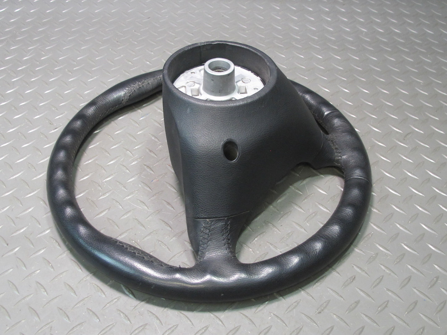 2000-2004 Porsche Boxster 986 M/T 3-SPOKE Driver Steering Leather Black