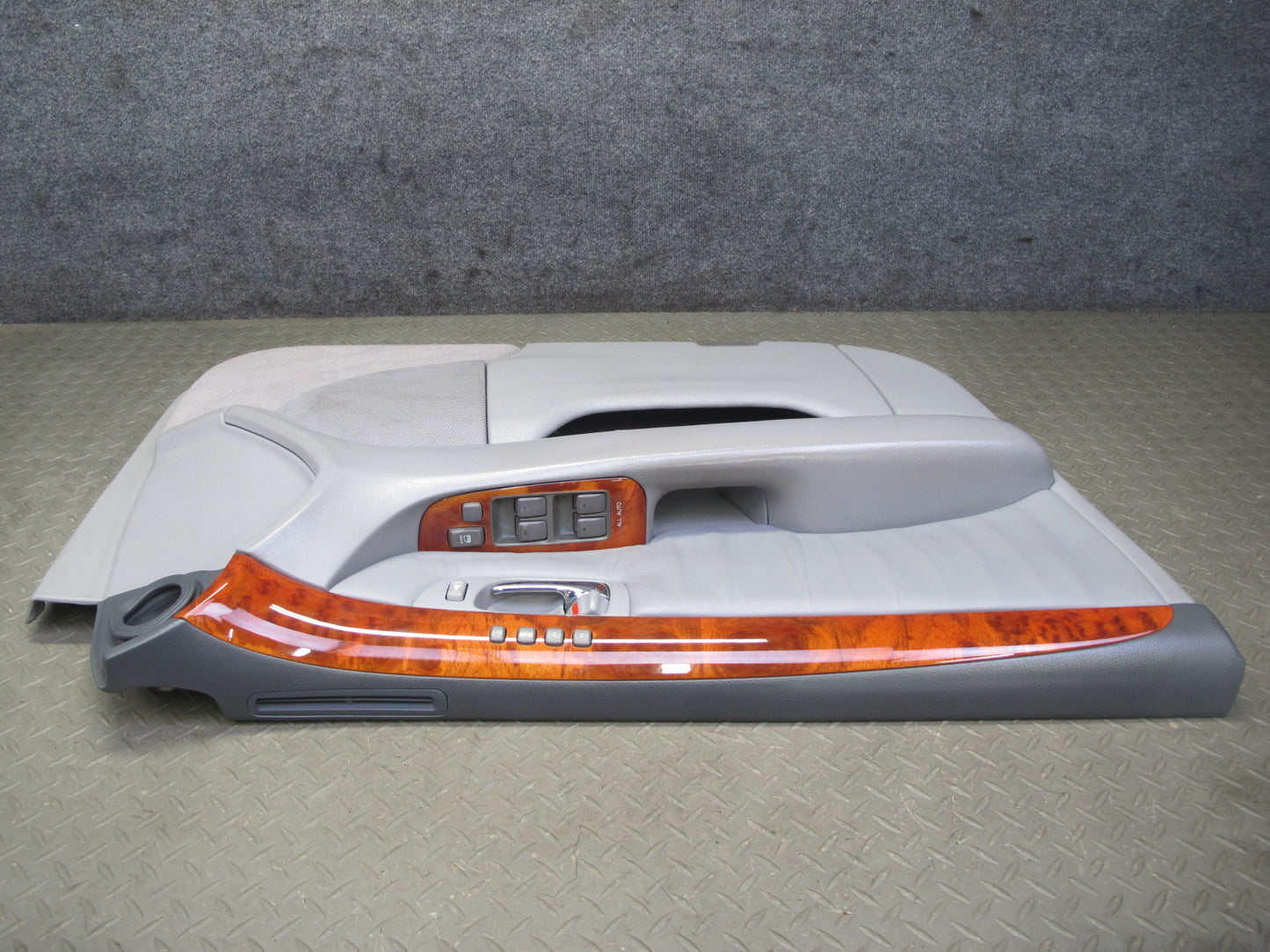 04-06 Lexus UCF30L LS430 Set of 2 Front Door Interior Trim Cover Panel Ash OEM