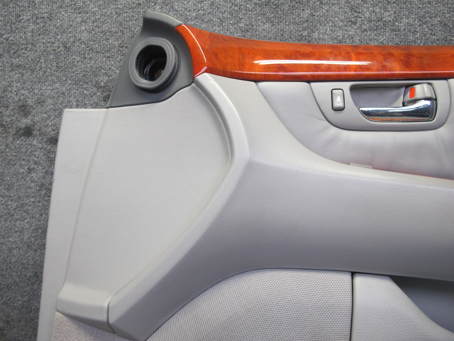 04-06 Lexus UCF30L LS430 Set of 2 Front Door Interior Trim Cover Panel Ash OEM