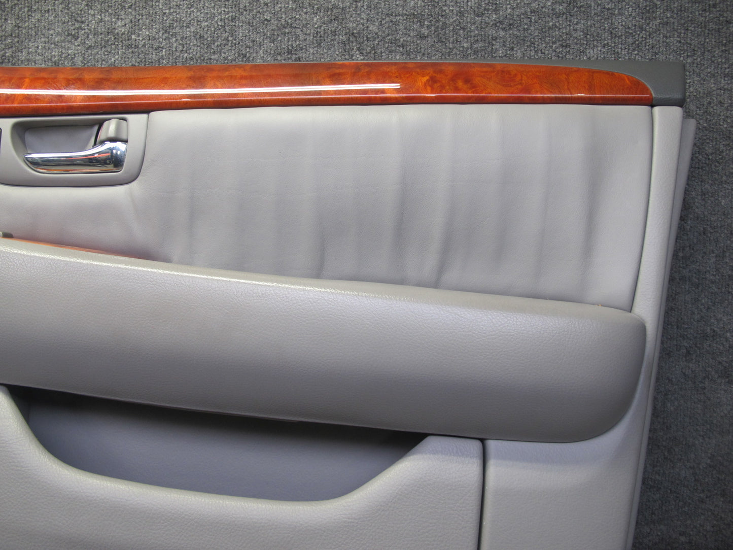 04-06 Lexus UCF30L LS430 Set of 2 Front Door Interior Trim Cover Panel Ash OEM