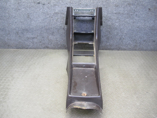 81-85 Mercedes R107 Front Center Console Trim Cover Panel Brown OEM
