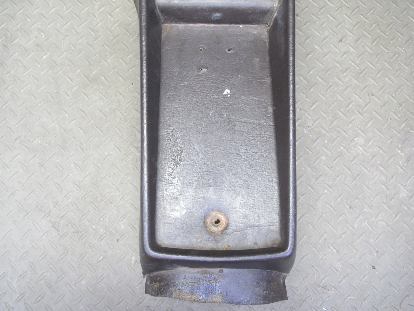 81-85 Mercedes R107 Front Center Console Trim Cover Panel Brown OEM