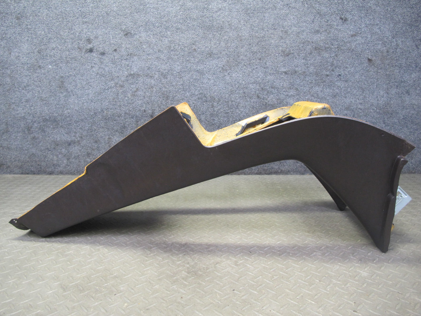 81-85 Mercedes R107 Front Center Console Trim Cover Panel Brown OEM