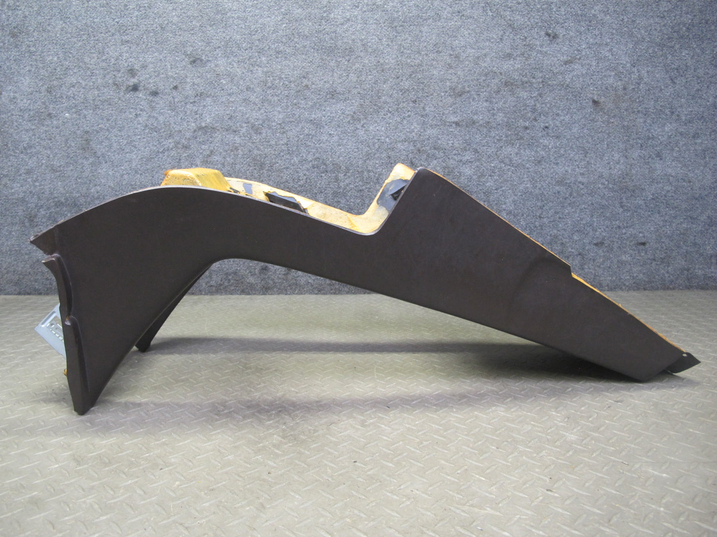 81-85 Mercedes R107 Front Center Console Trim Cover Panel Brown OEM