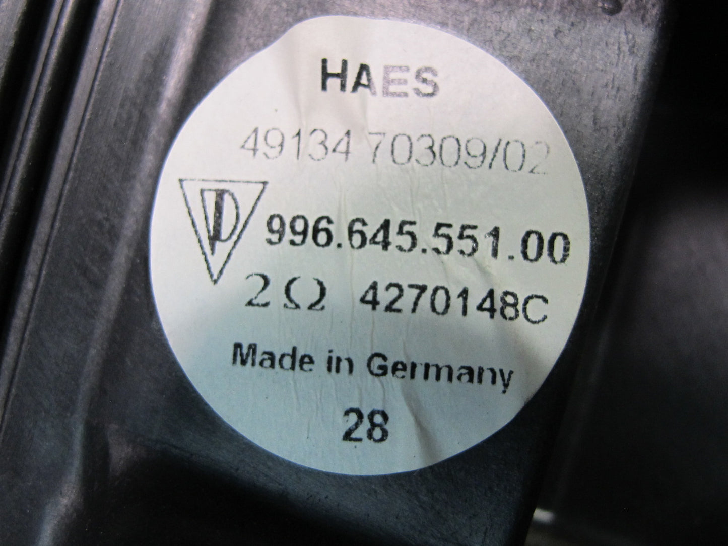 2001 Porsche Boxster 986 Front Right & Left Side Door Audio Speaker Box Set