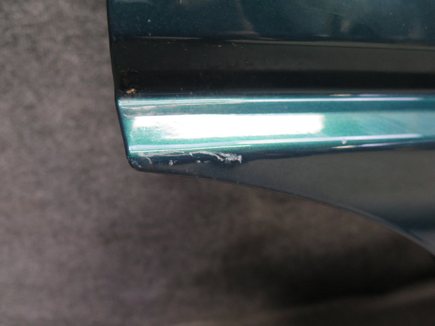 99-03 VW Eurovan T4 Front Left Door Shell Panel Green Pearl OEM