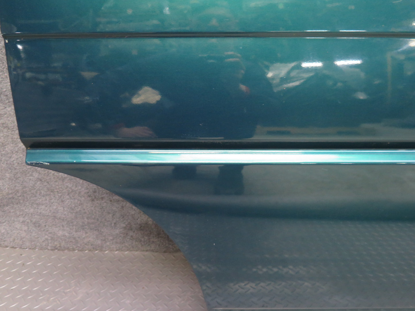 99-03 VW Eurovan T4 Front Left Door Shell Panel Green Pearl OEM