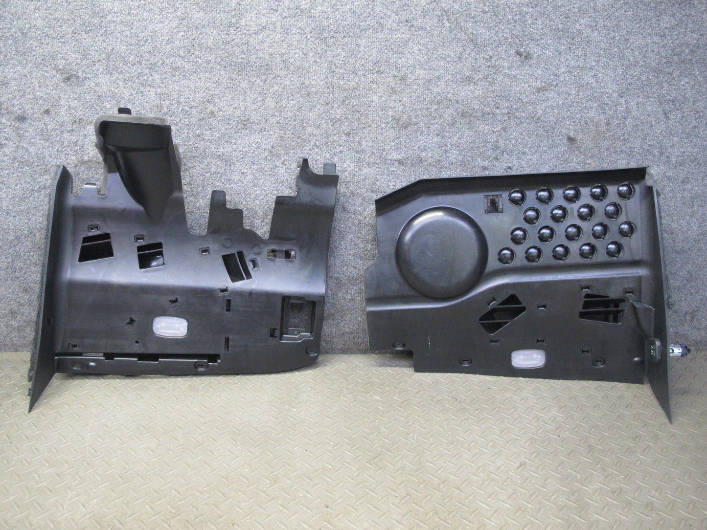 06-11 Mercedes R171 SLK55 AMG Right & Left Under Dash Lower Trim Panel Set OEM