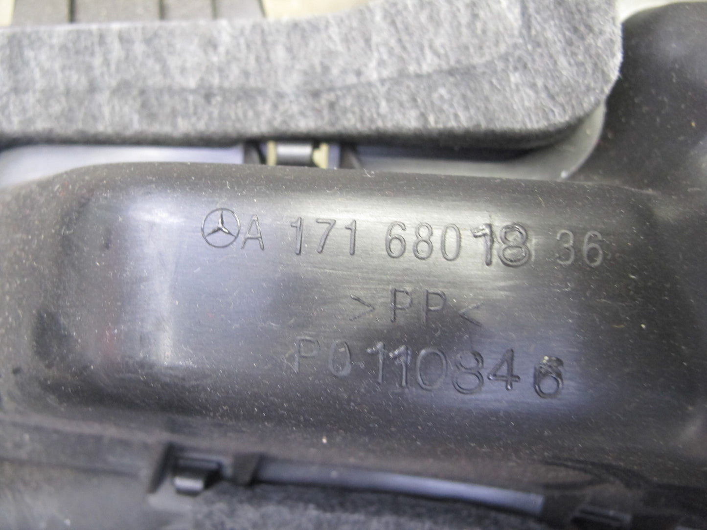 06-11 Mercedes R171 SLK55 AMG Right & Left Under Dash Lower Trim Panel Set OEM