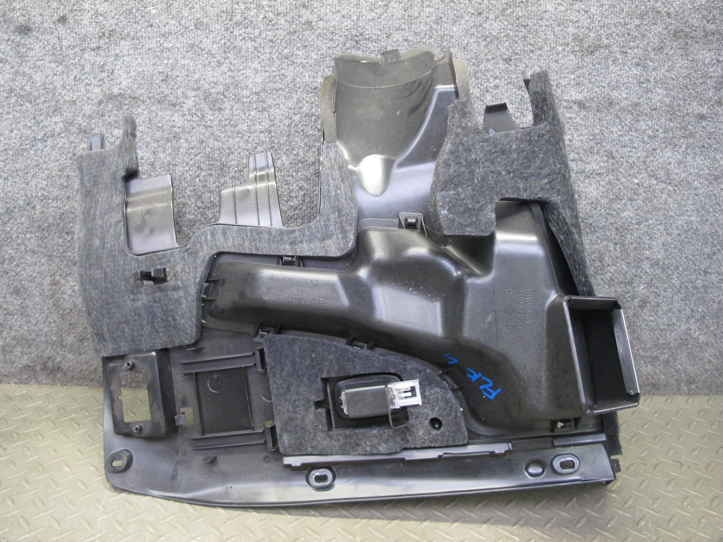 06-11 Mercedes R171 SLK55 AMG Right & Left Under Dash Lower Trim Panel Set OEM