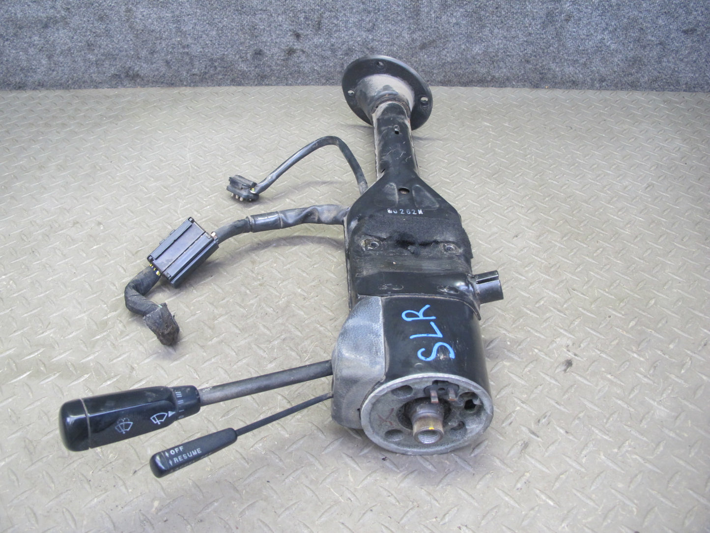 81-85 Mercedes R107 380SL Steering Column w Wiper Washer & Cruise Switch OEM