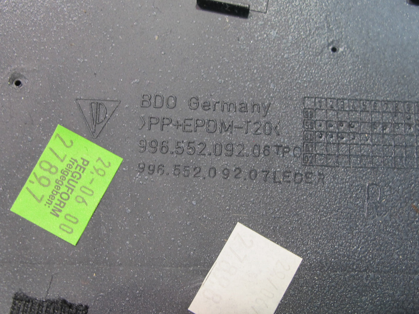 2000-2004 Porsche Boxster 986 Front Right & Left Side Console Trim Cover Set