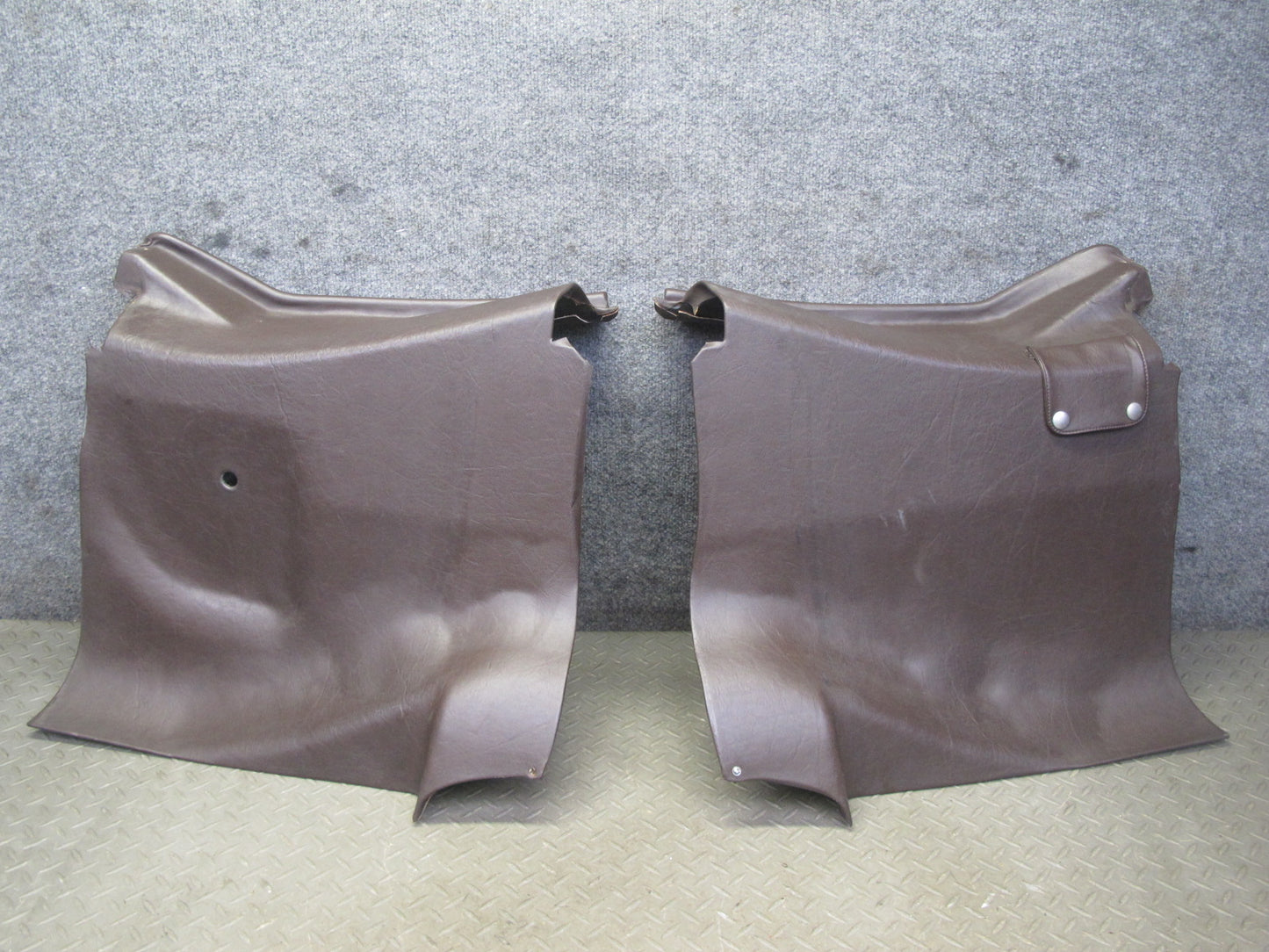 73-89 Mercedes R107 Convertible Set of 2 Rear Quarter Interior Trim Panel OEM