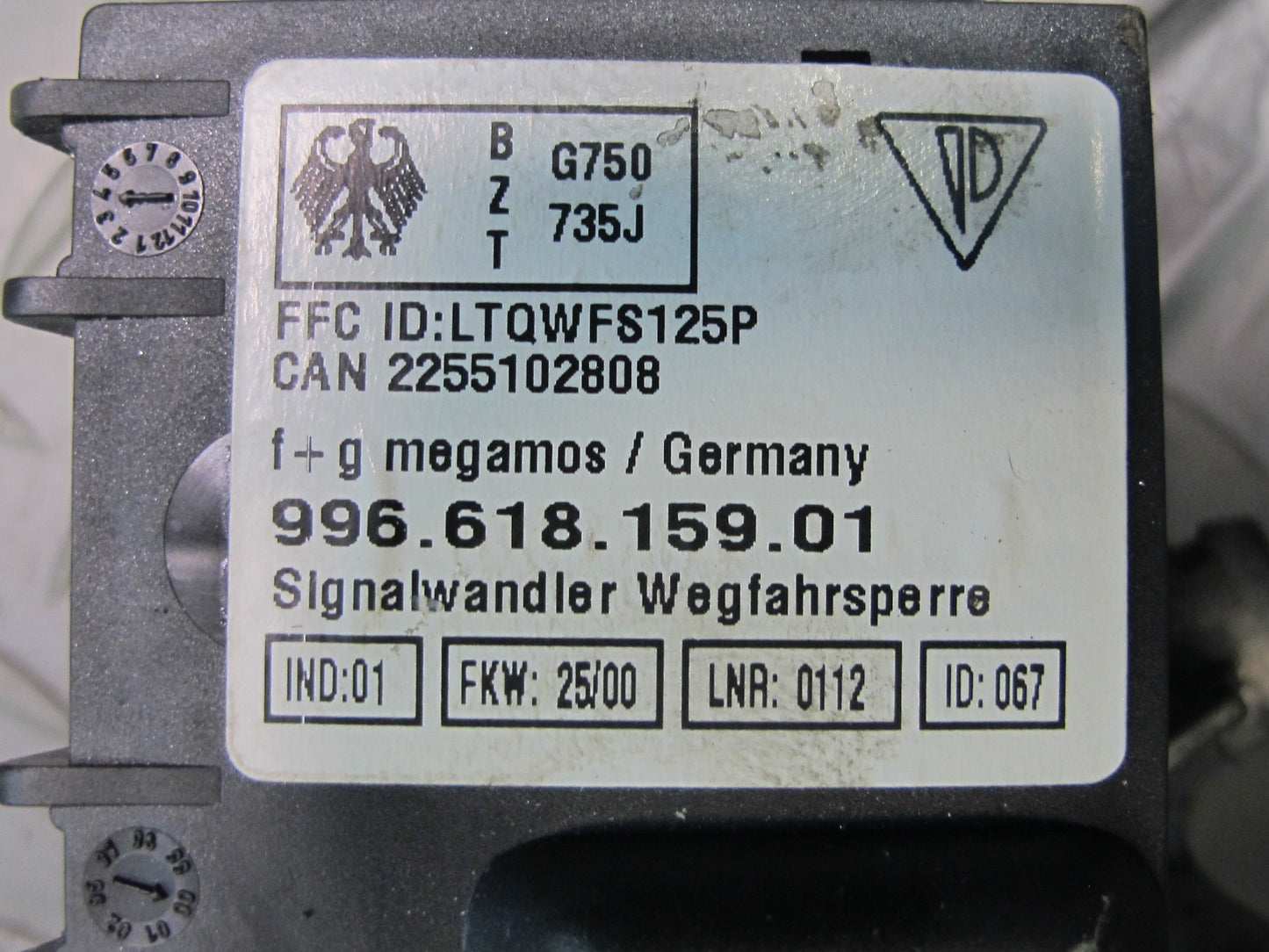 2001 Porsche Boxster 986 M96.22 M/T Engine ECU Immo Ignition Lock KEY Handle Set