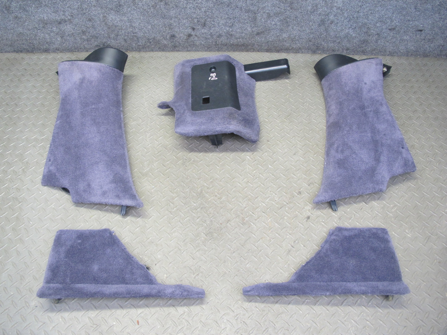 1997-2004 Porsche Boxster 986 Pillar Center Console Interior Trim Panel Set of 5