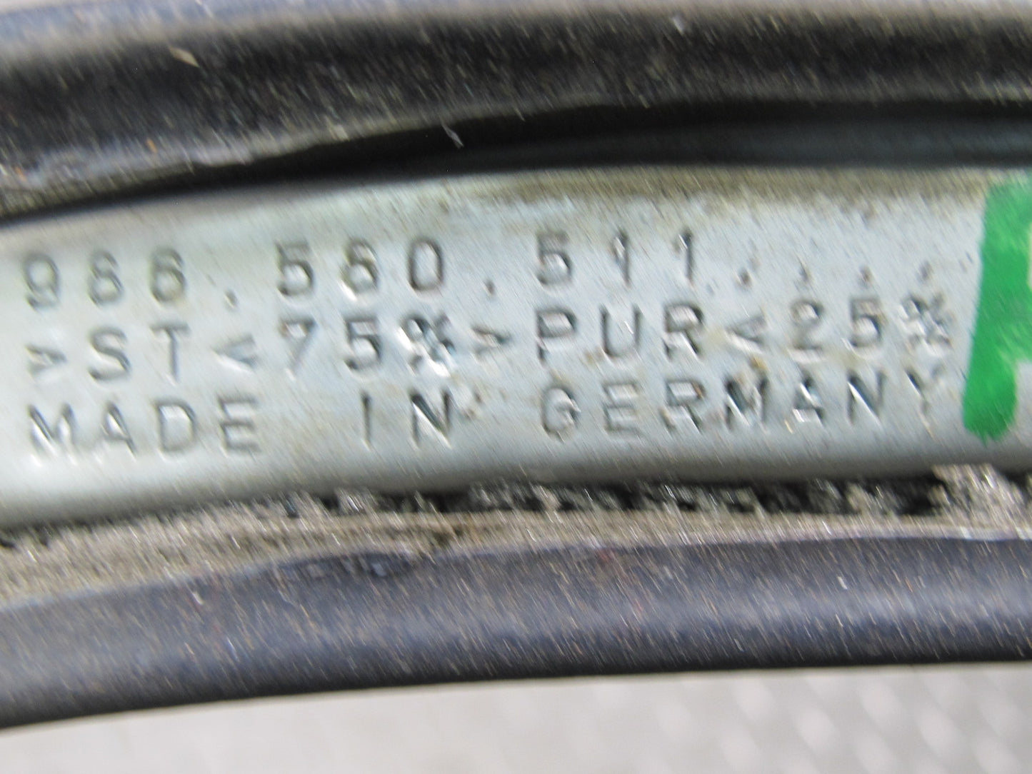 1997-2004 Porsche Boxster 986 Convertible Roll Bar Trim Pad Cover Set of 3