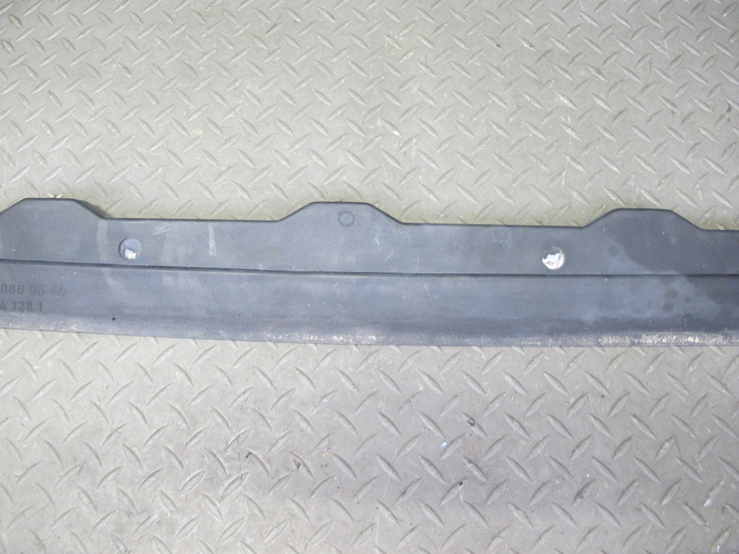 73-89 Mercedes R107 Set of 3 Rear Bumper Left Right Center Filler Molding OEM