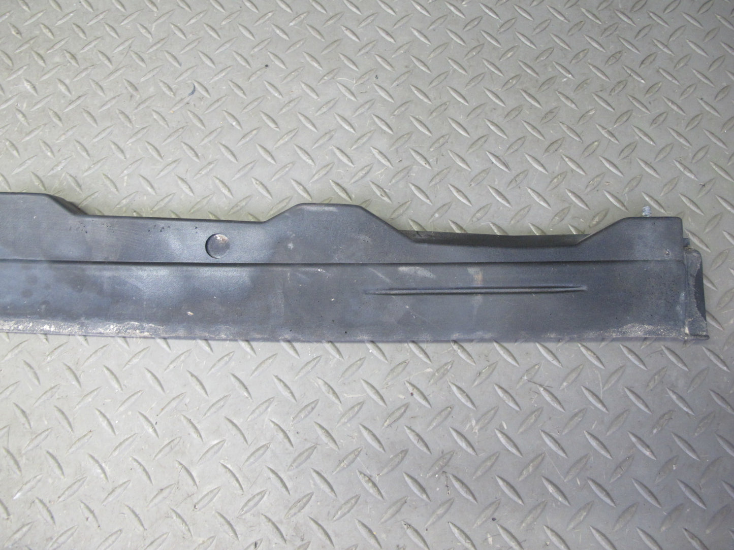 73-89 Mercedes R107 Set of 3 Rear Bumper Left Right Center Filler Molding OEM