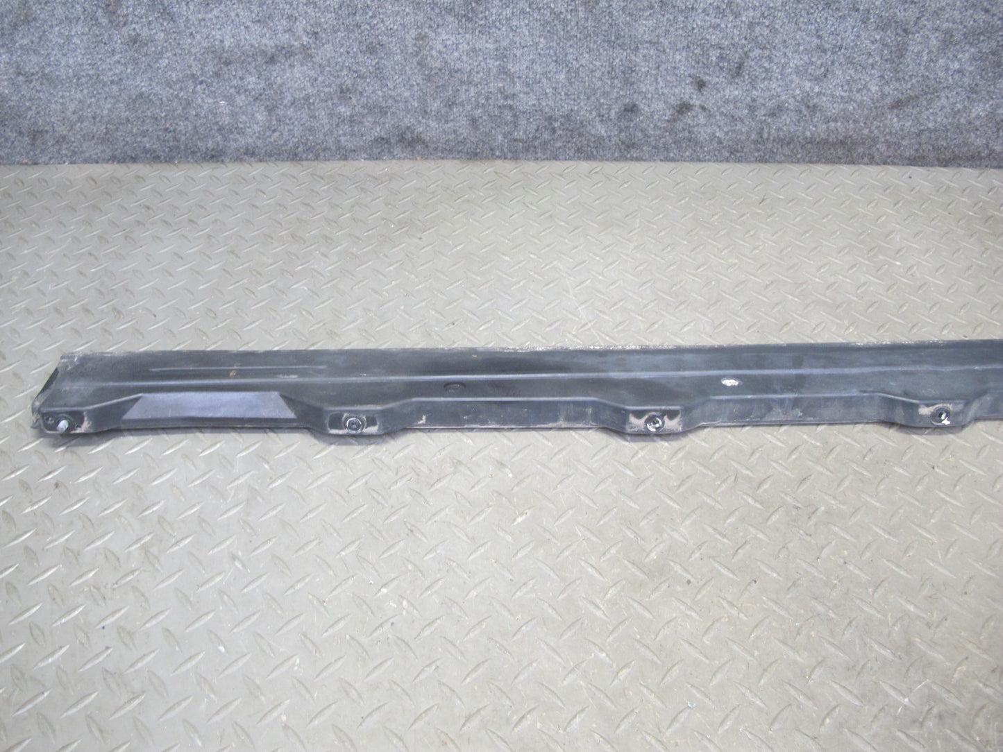 73-89 Mercedes R107 Set of 3 Rear Bumper Left Right Center Filler Molding OEM