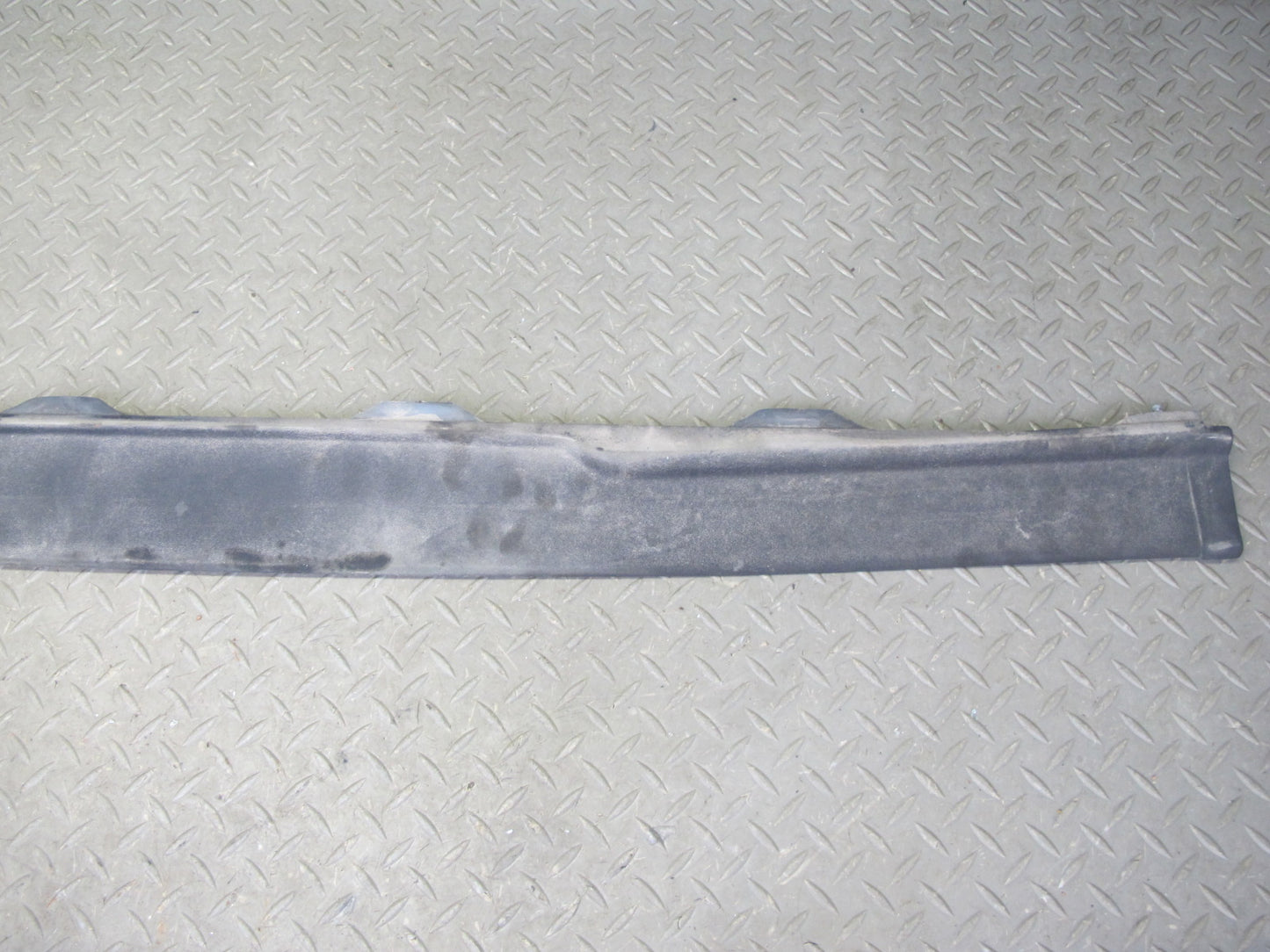 73-89 Mercedes R107 Set of 3 Rear Bumper Left Right Center Filler Molding OEM