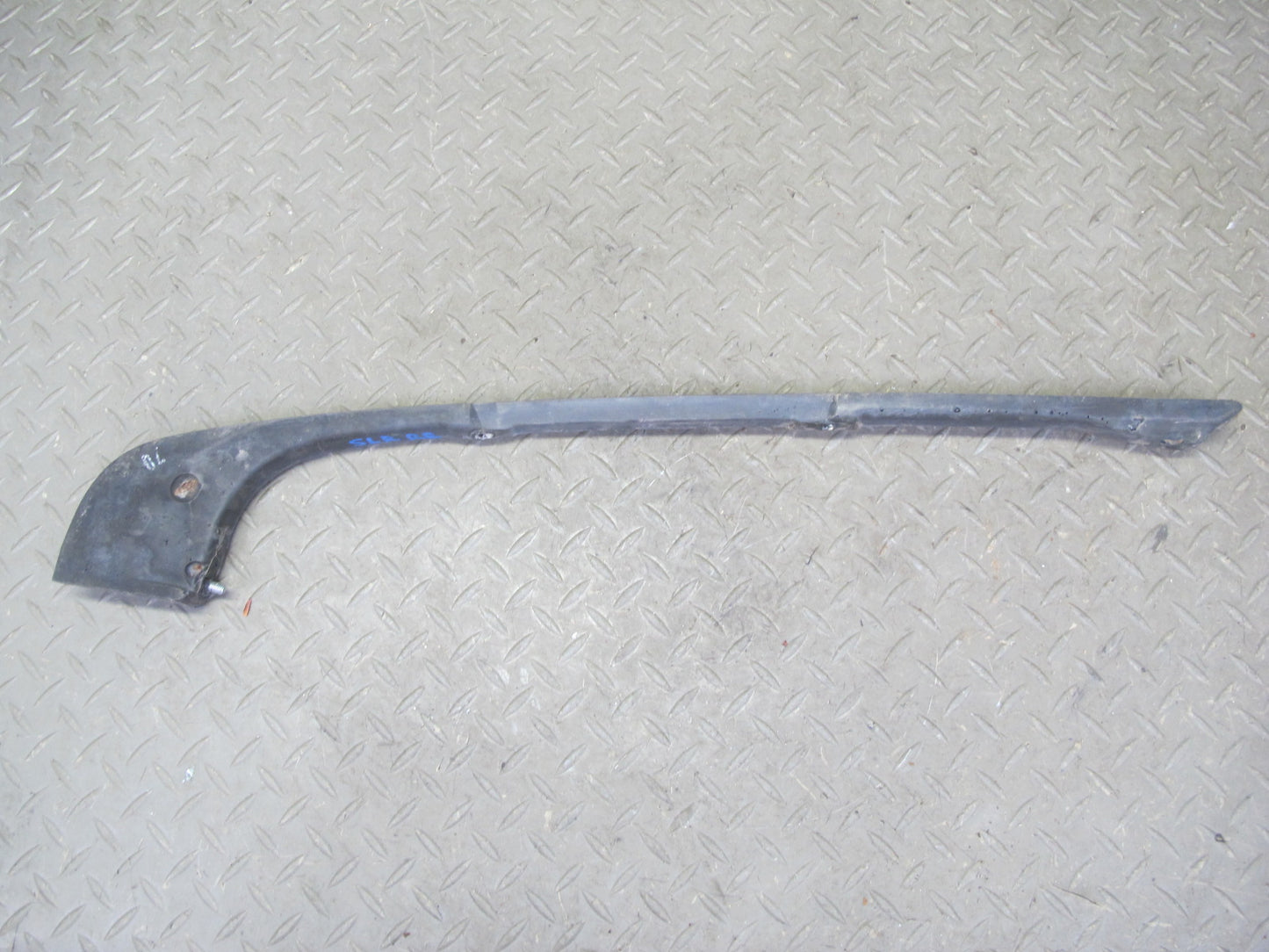 73-89 Mercedes R107 Set of 3 Rear Bumper Left Right Center Filler Molding OEM