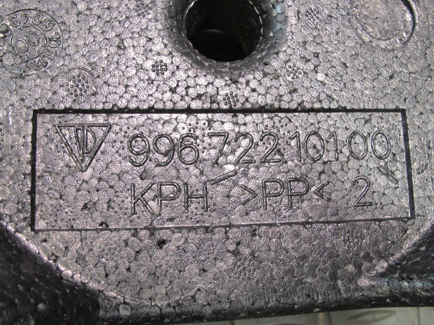 1997-2004 Porsche Boxster 986 Spare Tire Wheel Tool Jack Handle W/ Foam