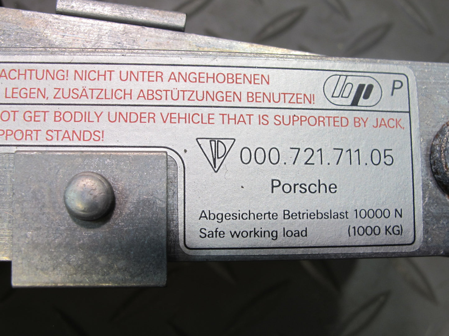 1997-2004 Porsche Boxster 986 Spare Tire Wheel Tool Jack Handle W/ Foam