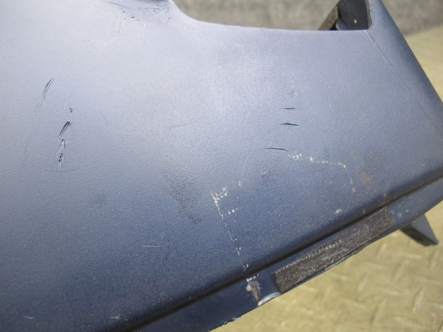85-89 Toyota AW15 MR2 Radio Surround Trim Bezel Panel Blue 55424-17020 OEM