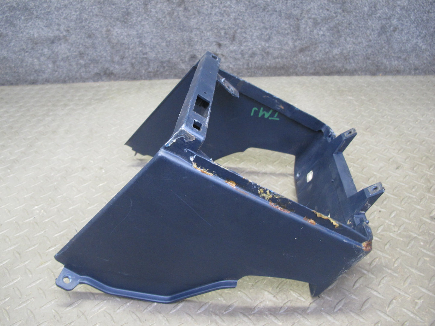 85-89 Toyota AW15 MR2 Radio Surround Trim Bezel Panel Blue 55424-17020 OEM