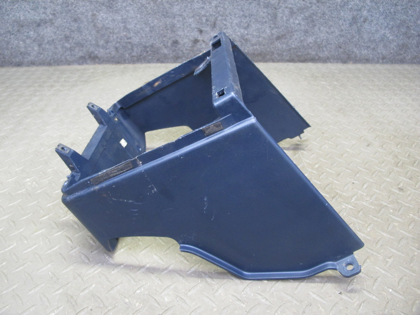 85-89 Toyota AW15 MR2 Radio Surround Trim Bezel Panel Blue 55424-17020 OEM