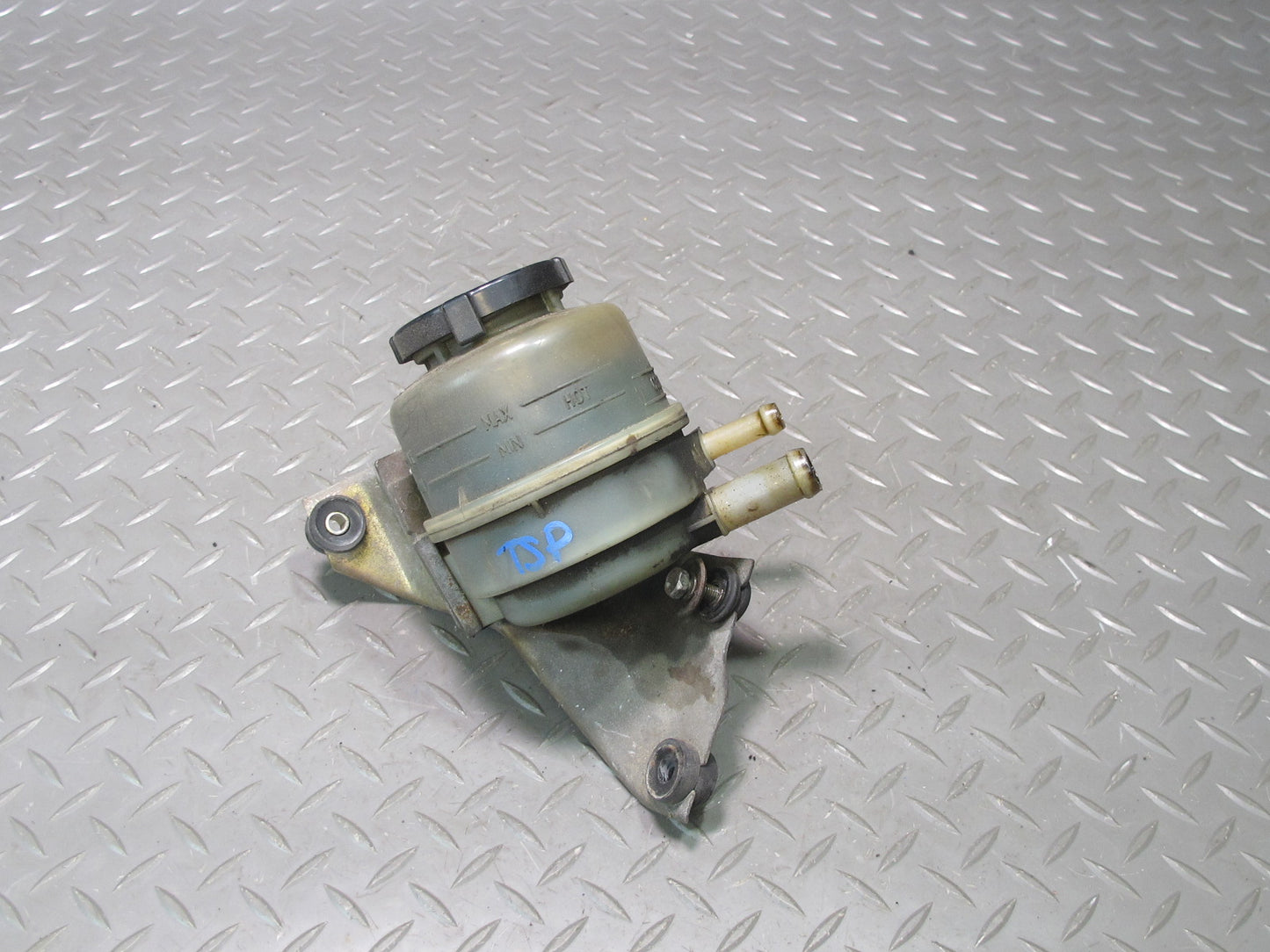86-92 Toyota Supra MA70L NON Turbo Power Steering Fluid Reservoir w Bracket OEM