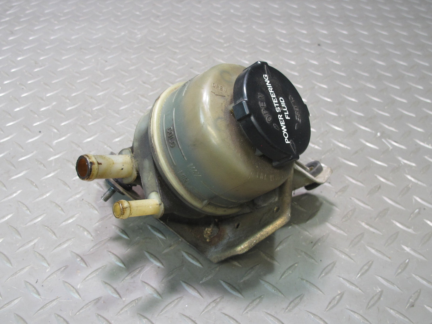 86-92 Toyota Supra MA70L NON Turbo Power Steering Fluid Reservoir w Bracket OEM